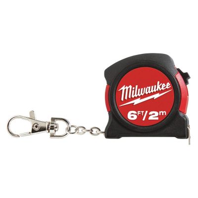 Milwaukee 6ft / 2m Keychain Tape Measure