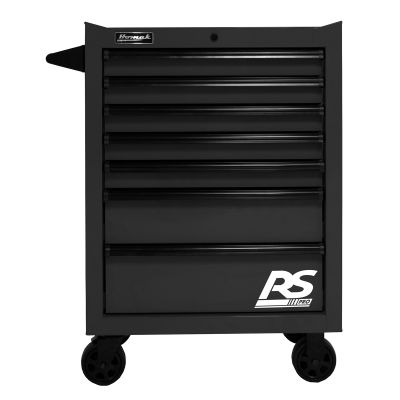 Homak Mfg. 27 in. RS PRO 7 Drawer Roller Cabinet - Black