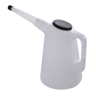 6-Quart Plastic Measure Flex Spout with Dust Cap, 18-1/4" Spout