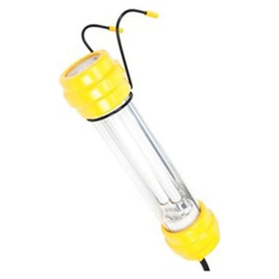 Bayco Fluorescent Work Light, 13 Watt, 50 ft. 18/2 Cord, Yellow Handle w/ Spotlight