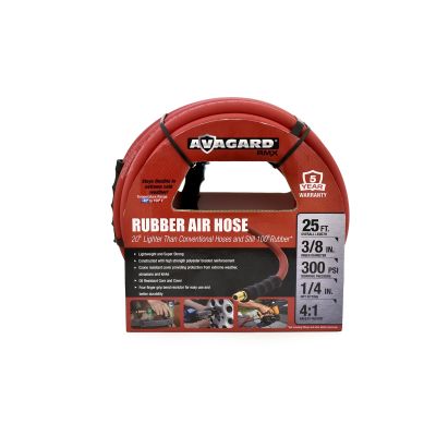 BluBird RMX Avagard AVG3825 Premium 100% Rubber Air Hose (3/8 in. x 25 ft.)