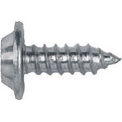 Phillips Flat Top Trim Screws, Size: 8 x 1/2", 13/32" OD Washer, Finish: Black, Qty: 100