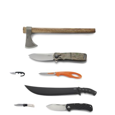 CRKT Ultimate Hunting Knife Bundle Pre-pack, Knife Display