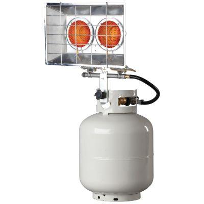 Tank Top Heater, Twin Burner with Electronic Spark Ignition