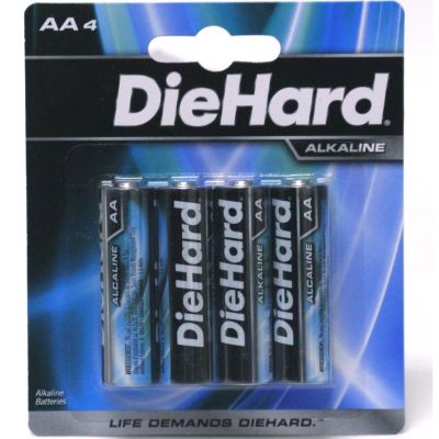 Batteries 4 PK Diehard AA Alkaline