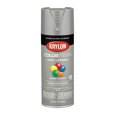 Krylon COLORmaxx Paint + Primer, Gloss Castle Rock