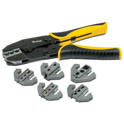 Titan 7-Piece Ratcheting Terminal Crimping Set