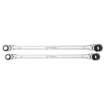 2 Pc. Metric Double Box Univ Spline 90 Tooth Rev Ra