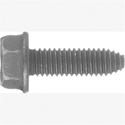 Body Bolts Flange Head, Size: 6-1.00 x 20mm, Head: 10mm IND Hex, Finish: Black Phos., Qty: 100