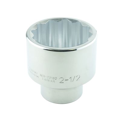 2-1/2 in. x 1 in. Drive 12-Point Chrome Socket (EA)