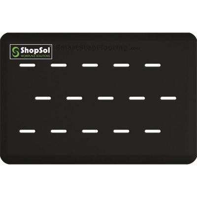 LDS Anti-Fatigue Mat Supreme Dual 3 ft. x 2 ft., Black, 32SSB