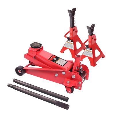 3 Ton Service Jack and Pair of Jack Stands