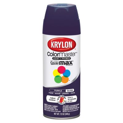 Krylon Colormaster Paint; Purple; 12 oz. Aerosol