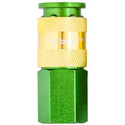 1/4" Coupler Green Male