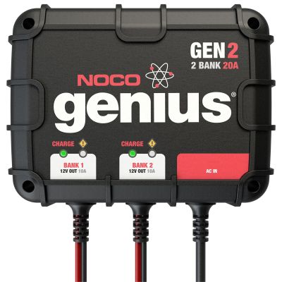 Noco 20A 2-Bank Onboard Battery Charger