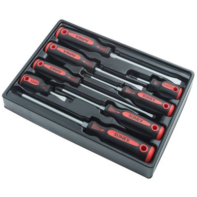 Sunex Tools 8-Piece Combination Screwdriver Set