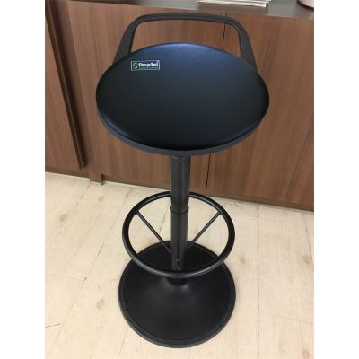 Service Desk Stool with Vinyl Seat