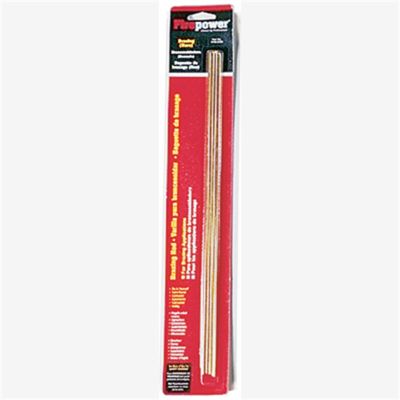 Bronze Bare Brazing Rod, 3/32" Diameter x 14" Long, 4 per Pack, Carded