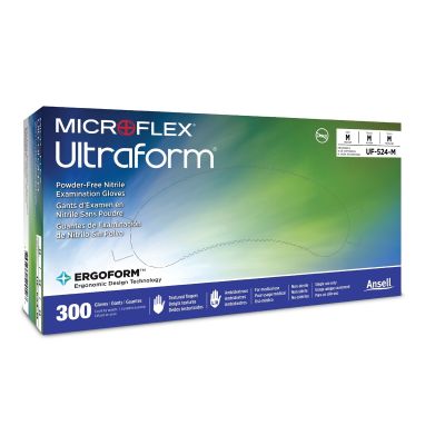 ULTRAFORM NITRILE EXAM GLOVES L 300PK