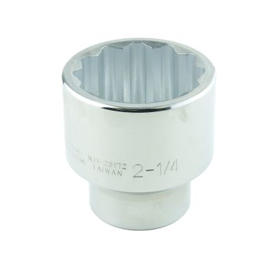 2-1/4 in. x 1 in. Drive 12-Point Chrome Socket (EA)