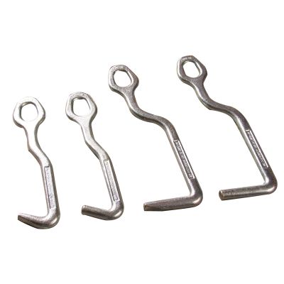 4 Piece Fixed Head Sheet Metal Hook Set