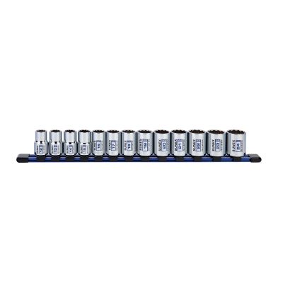Sunex Tools 13-Piece 1/2 in. Drive Metric Standard 12-Point Socket Set