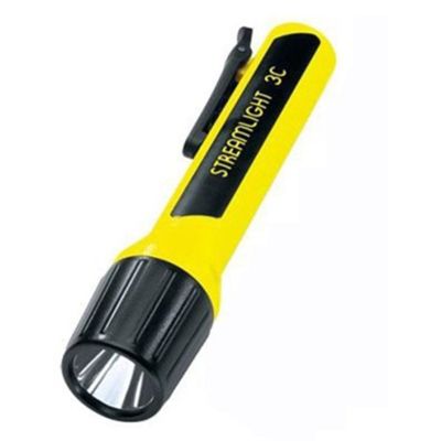 3C Lux Div 1 w/ White LED without alkaline batteries. Yellow, dim. 14.25 x 6 x 12.5 , wt. 7.8 lbs.