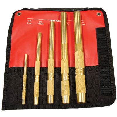 Mayhew 5-Piece Brass Drift Punch Set