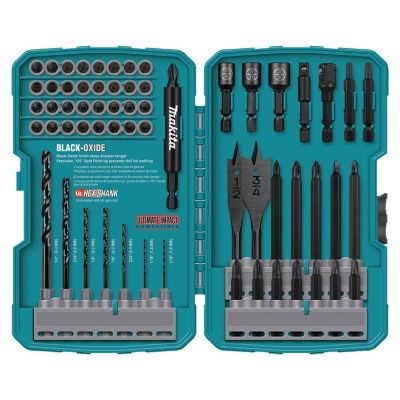 Makita 70-Piece Contractor-Grade Impact Drill/Driver Bit Set in Case