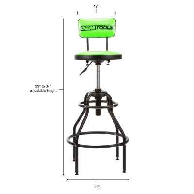 2 PACK - STOOL WITH BACKREST