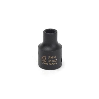 3/8" Dr. 7mm 12 Point Impact Socket