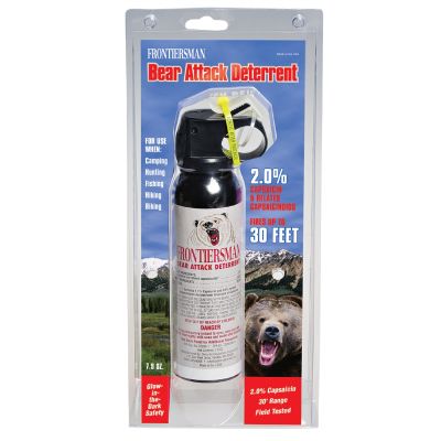 Frontiersman Bear Spray 7.9 oz with Belt Holser, Bear Attack Detterrent