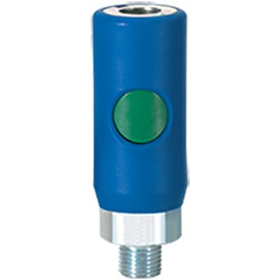 Prevost 3/8" High Flow 1/4" M NPT Coupling