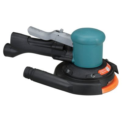Dynabrade Two-Hand Dynorbital Random 6 in. Orbital Sander, Central Vacuum