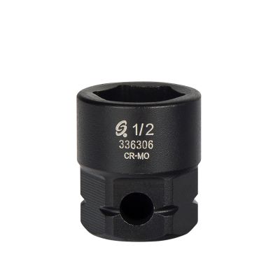 Sunex Tools 3/8 in. Drive 6-Point Low Profile Impact Socket w/ Hex Shank, 1/2 in.