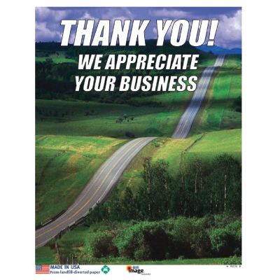Petoskey Plastics Color Country Road Glossy Back Paper Floor Mat