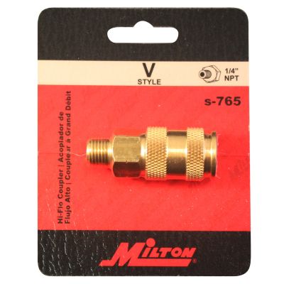 HI-Flo V-Style 'A,M,V' 1/4" MNPT Brass Body