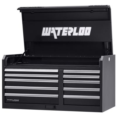 46" Professional HD Series 10-Drawer Chest in Black Finish