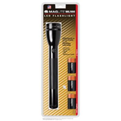 MAGML100S3DX6 image(0) - Black 3 Cell Luxeon Flashlight