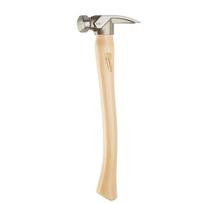 MLW48-22-9519 image(0) - 19oz Smooth Face Hickory Wood Framing Hammer