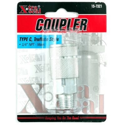 1/4" TRUFLATE "C" COUPLER, MPT