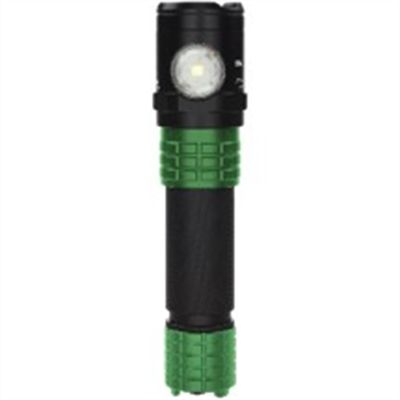 Xtreme Lumens Flashlight/Floodlight/Dual-Light w/ 900/500/250 Lumens, Green