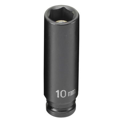 GRE910MDG image(0) - SOC 10MM 1/4D IMP MAG 6PT DP BLK