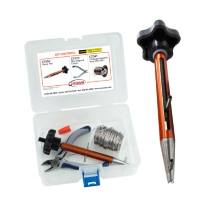 SRRCT500 image(0) - Universal clamp making tool kit allows users to make any size clamp any time anywhere. Kit includes everything needed to make a clamp including the tool