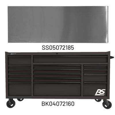 72 in. RS PRO 16-Drawer Roller Cabinet with 24 in. Depth