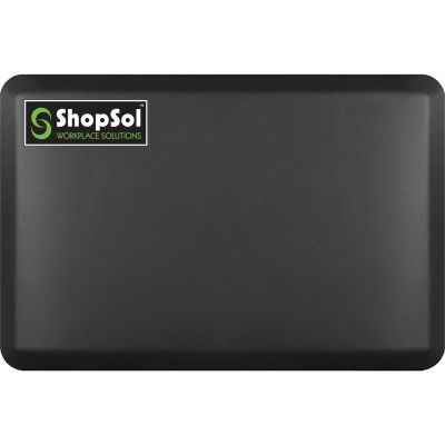 LDS Anti-Fatigue Mat Supreme 3 ft. x 2 ft., Black, 32SSFBLK
