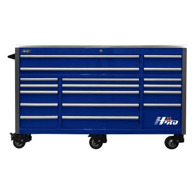 72 in. HXL 17-Drawer Roller Cabinet - Blue