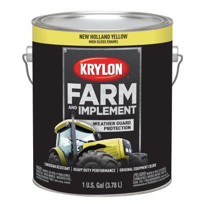 Krylon Farm/Implement; New Holland Yellow; 128 oz. Gallon