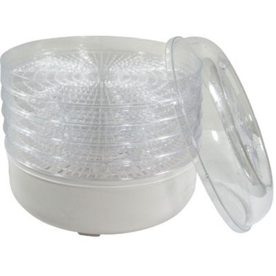 Food Dehydrator, Five Interchangeable Trays, Holds up to Six lbs, Counter Top Design