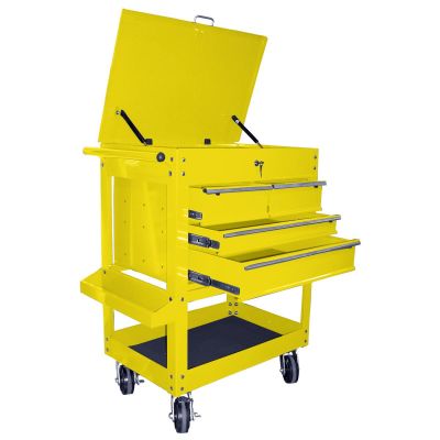 KTI75143 image(0) - Heavy Duty 4-Drawer Service Cart, Yellow